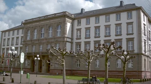 Universitiy of Giessen Main building Stock Footage 62354775