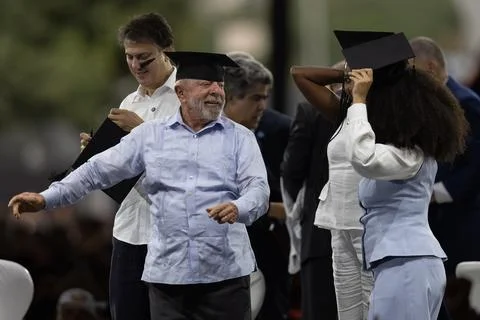 University for All program marks 21st anniversary in Sao Paulo, Brazil - 31 Mar  Stock Photos