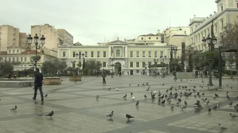 University of Athens,Greece 動画素材 46986997