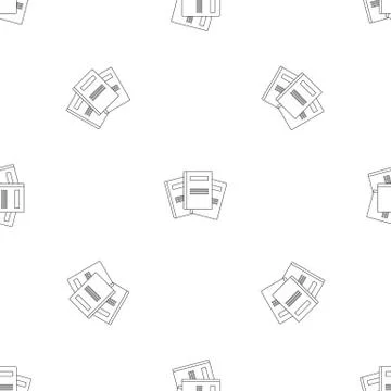 University book pattern seamless vector Illustrazione stock