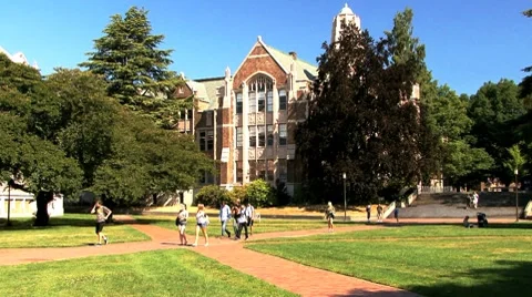 University campus Video stock 8634654