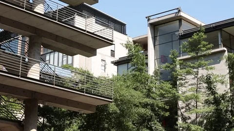 University campus Video stock 77048485