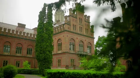 University in Chernivtsi Stock Footage 59145411