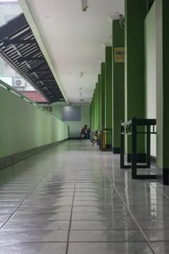 University Corridor Stock Photos