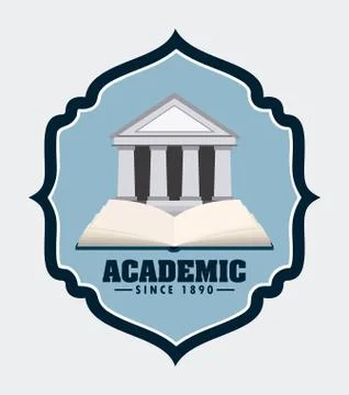 University design over white background vector illustration イラスト素材