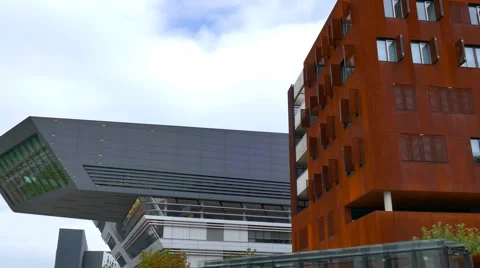 University of Economic Sciences, Vienna, Austria Stock Footage 55343053