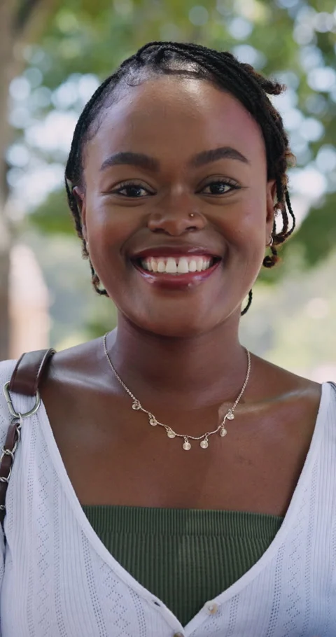 University, face or student on campus with books, knowledge or positive attitude Stock Footage 341427628