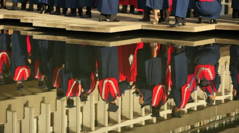 University graduates Stock Footage 32035898