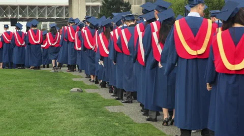 University graduates Stock Footage 45498238