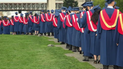 University graduates Stock Footage 45498855