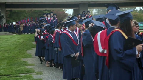 University graduates Stock Footage 45499366