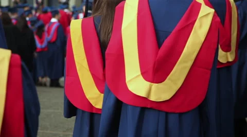 University graduates Stock Footage 45499378