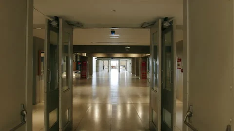 University hall wide Stock Footage 218550358