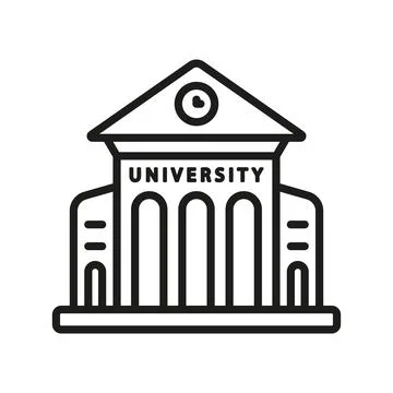 University icon vector design templates simple and modern Stock Illustration