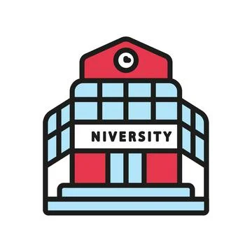 University icon vector design templates simple and modern Stock Illustration