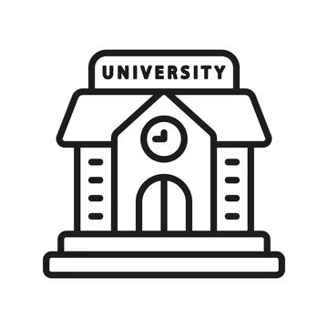 University icon vector design templates simple and modern Stock Illustration