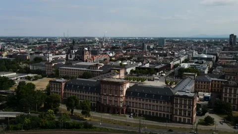 University of Mannheim in Germany Stock Footage 200843657