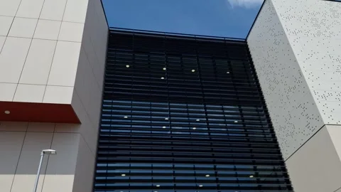 University of Padua Engineering Hub building Stock Footage 340456786