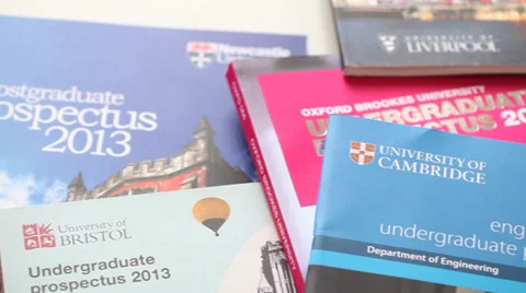 University Prospectus Stock Footage 31342998
