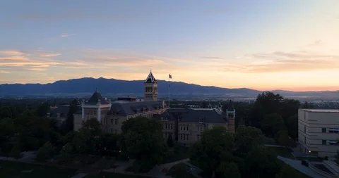 The University Quad Video stock 123266574