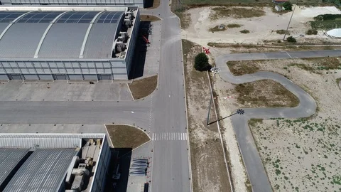 University seen from above Stock Footage 112989771