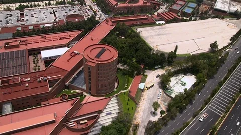 University from sky Vídeo Stock 74721072