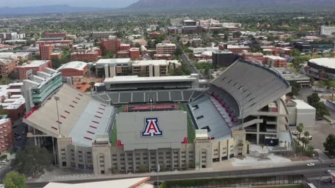 University Stadium Stock Footage 148664983