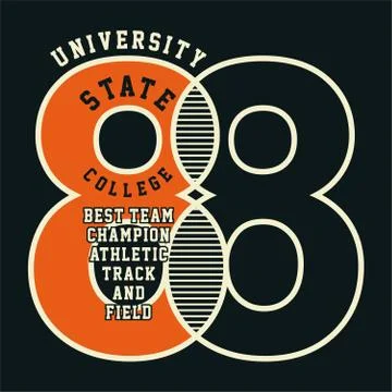 University state college Stock Illustration