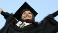 University Students Preparing For Their Graduation-Dan Stock Footage