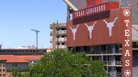 University of Texas football stadium | Stock Video | Pond5
