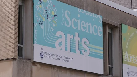 University of Toronto sign and campus ex... | Stock Video | Pond5