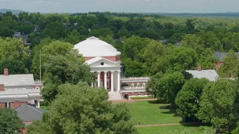 University of Virginia Rotunda Stock Footage 340558385