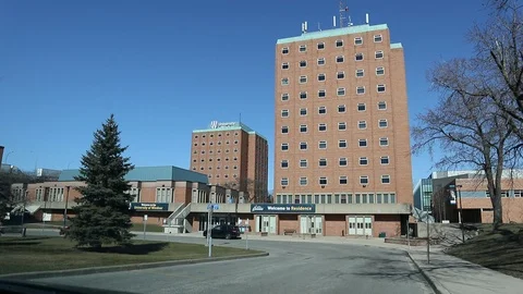 University of Windsor in Windsor Ontario Canada near U.S.-Canada Border 動画素材 127257953