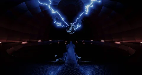 Unknown alien artifact in the process of studying, Sci-fi 4K loop animation. Video stock 129975993