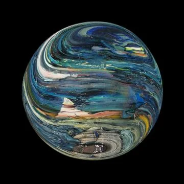 Unknown blue Planet Stock Illustration