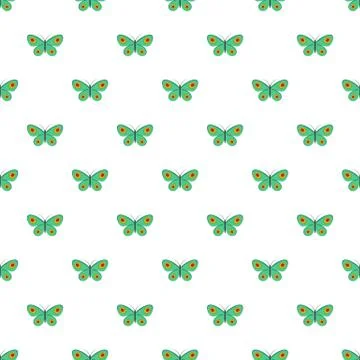 Unknown butterfly pattern seamless Stock Illustration