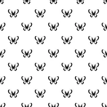Unknown butterfly pattern seamless vector Stock Illustration