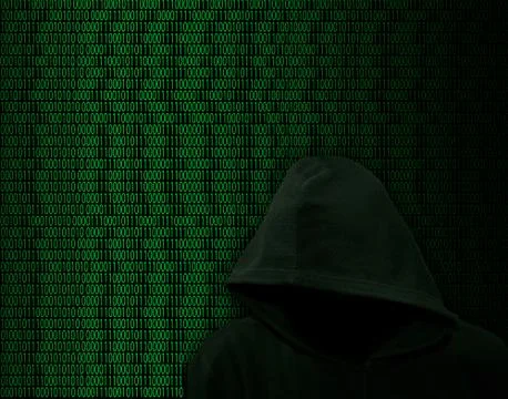 Unknown on digital background Stock Photos