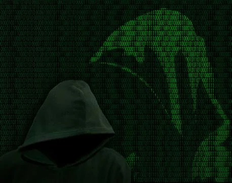 Unknown on digital background Stock Photos