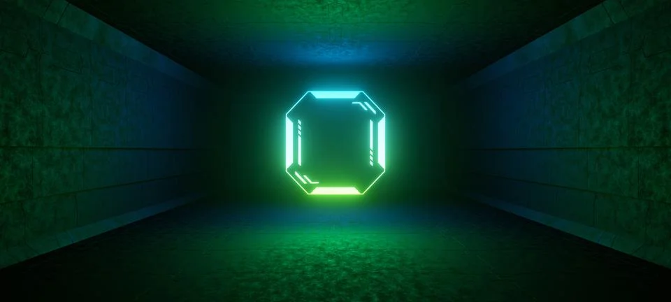 Unknown Digital Technology Structure Space Reflective Club with Black Colors  Иллюстрация