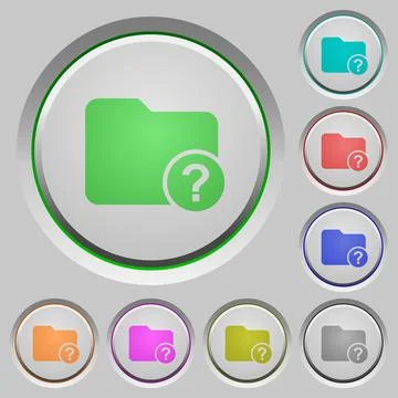 Unknown directory push buttons Stock Illustration