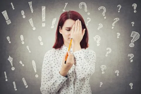 The unknown emotions Stock Photos