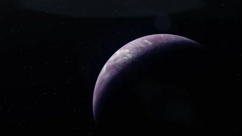 Unknown exoplanet in deep space. Stock Footage 267451918