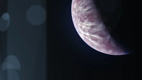 Unknown exoplanet in deep space. Stock Footage 267463884