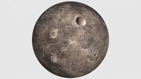 Unknown Fictional Brown Planet Stock Footage 248366147