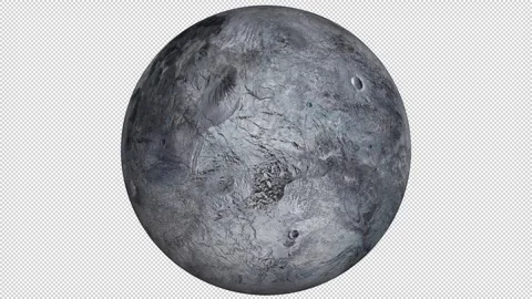 Unknown Fictional White Planet Stock Footage 248365494