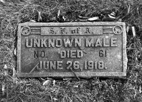 Unknown Grave Foto stock