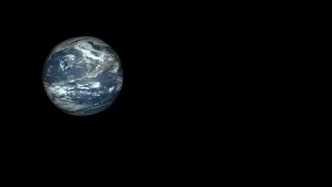 Unknown Habitable Planet Orbiting Stock Footage 90337571