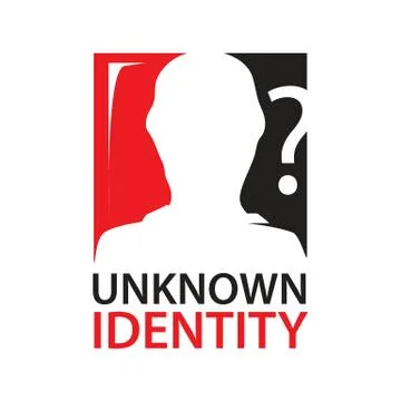 Unknown identity icon Stock Illustration