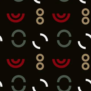 Unknown language seamless pattern Stock Illustration